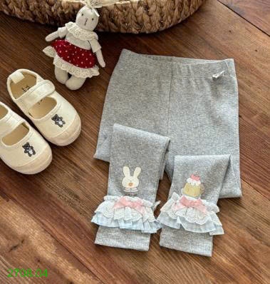 25HA2708.04 - QUẦN LEGGING THỎ BÉ GÁI