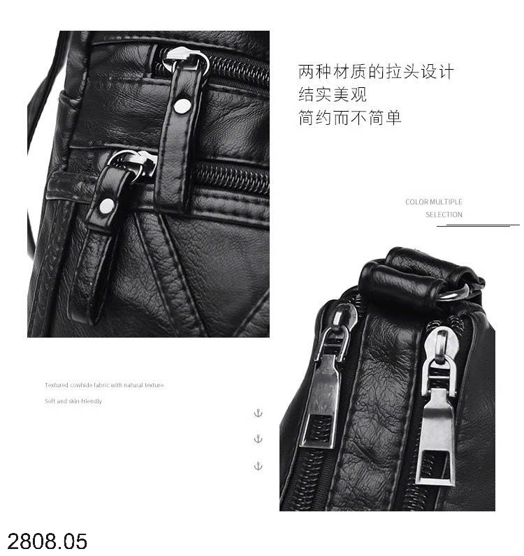 25HA2808.05 - TÚI ĐEO CHÉO DA MỀN TRUNG NIÊN