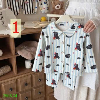 25HA2908.04 - BỘ PIZAMA HOẠT HÌNH CHO BÉ