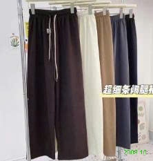 25HA2908.15 - QUẦN NHUNG TĂM ỐNG RỘNG CHO NỮ