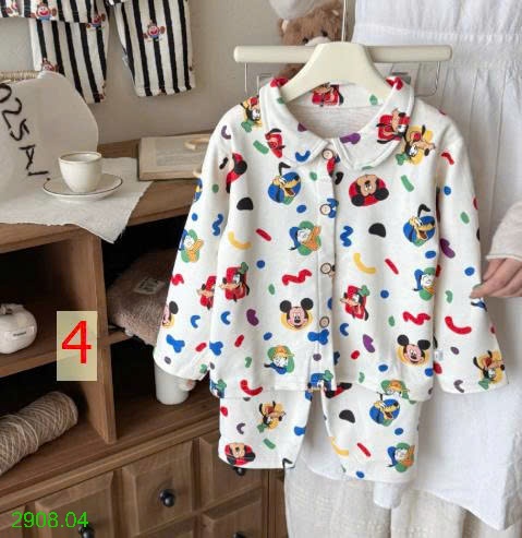 25HA2908.04 - BỘ PIZAMA HOẠT HÌNH CHO BÉ