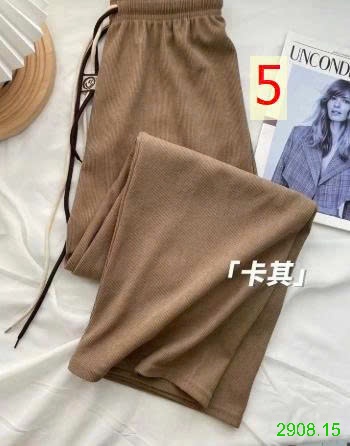 25HA2908.15 - QUẦN NHUNG TĂM ỐNG RỘNG CHO NỮ