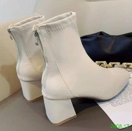 25HA2908.17 - GIÀY BỐT MARTIN MŨI VUÔNG KHOÁ SAU