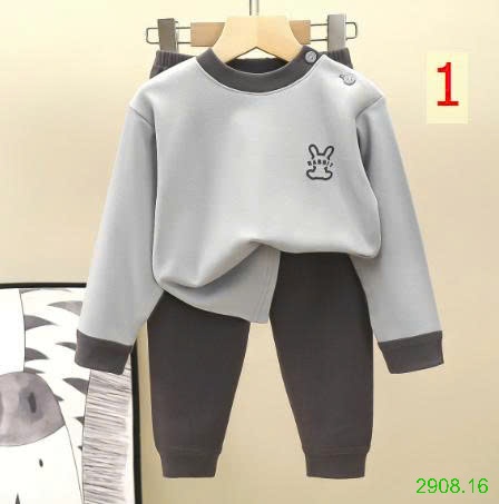 25HA2908.16 - SET 2 BỘ NỈ RABBIT CHO BÉ