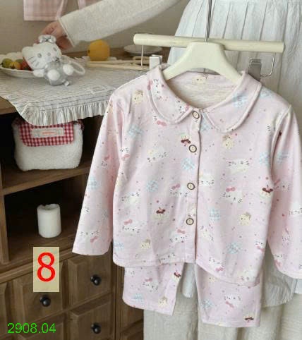 25HA2908.04 - BỘ PIZAMA HOẠT HÌNH CHO BÉ