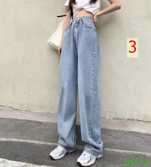 25HA2908.18 - QUẦN JEAN XUÔNG LƯNG CAO NỮ