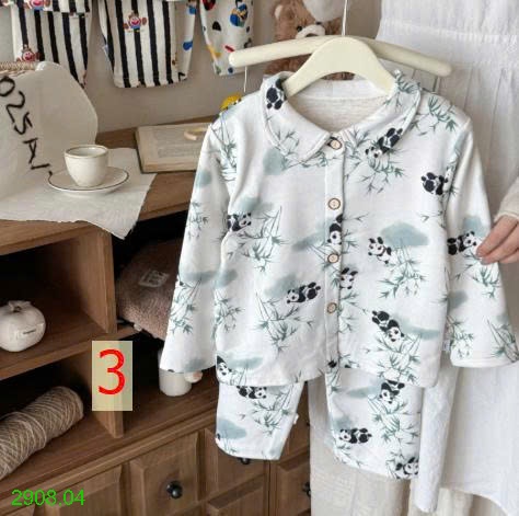 25HA2908.04 - BỘ PIZAMA HOẠT HÌNH CHO BÉ