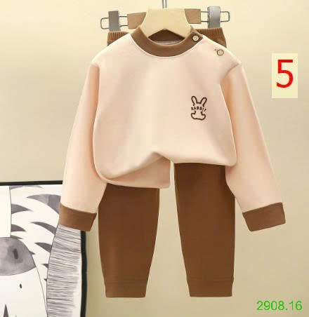 25HA2908.16 - SET 2 BỘ NỈ RABBIT CHO BÉ