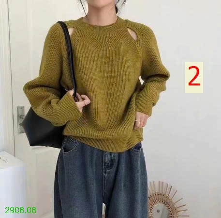 25HA2908.08 - ÁO LEN HỞ VAI HOT HIT