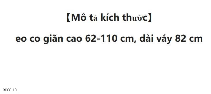 25HA3008.10 - CHÂN VÁY VOAN XẾP LY ANNA