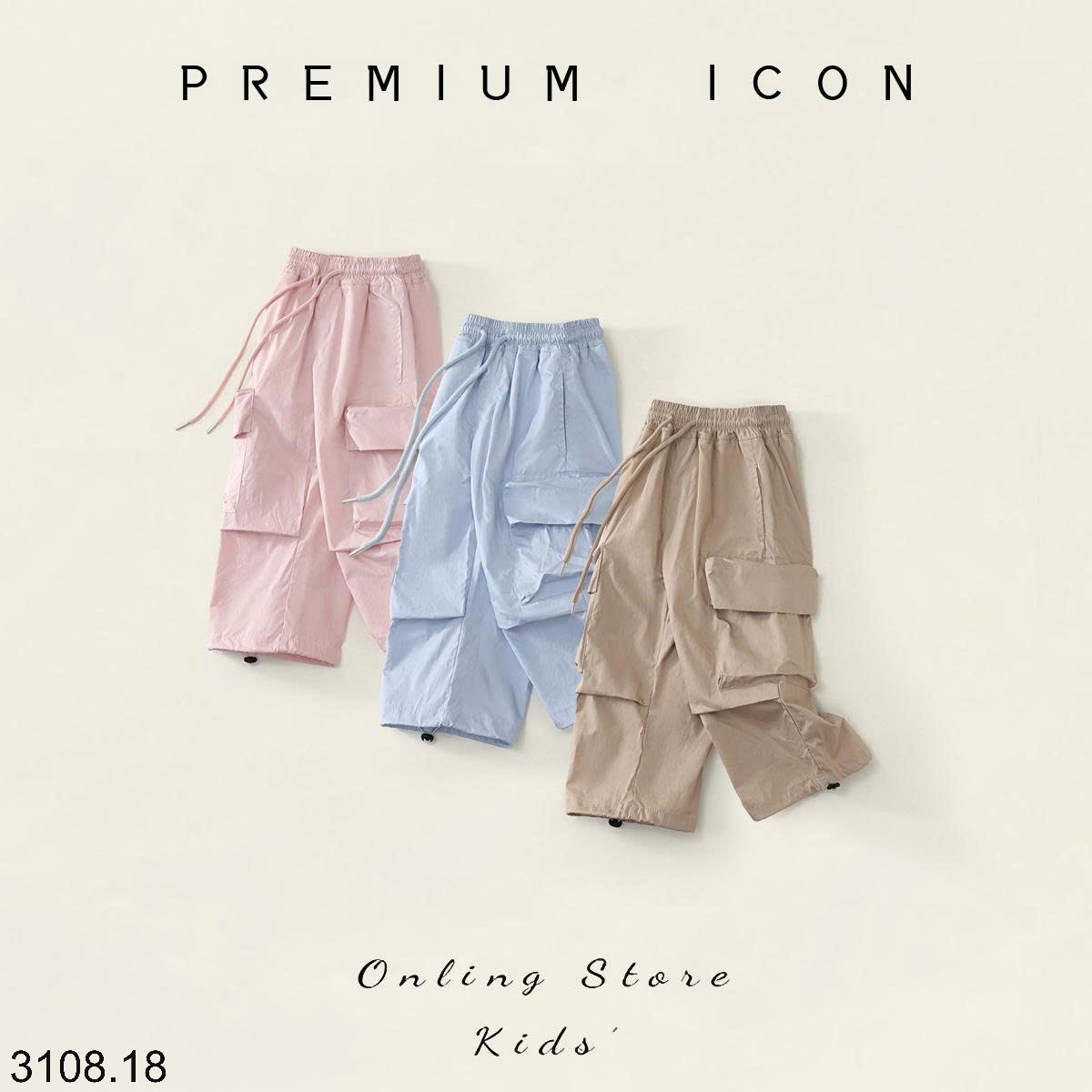 25HA3108.18 - QUẦN TÚI HỘP BÉ GÁI – PREMIUM