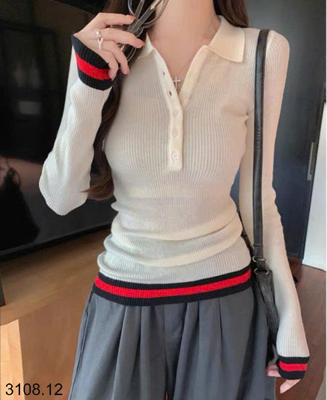 25HA3108.12 - ÁO LEN DÀI TAY MOSEQUEEN