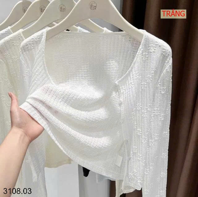 25HA3108.03 - ÁO CARDIGAN MỎNG KHOÁC NGOÀI