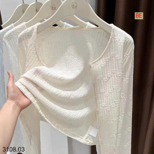 25HA3108.03 - ÁO CARDIGAN MỎNG KHOÁC NGOÀI