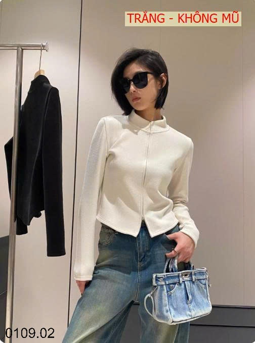25HA0109.02 - ÁO KHOÁC DÁNG NGẮN CHO NỮ INBLUE