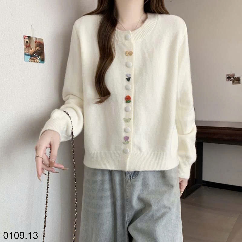 25HA0109.13 - ÁO LEN CARDIGAN NỮ