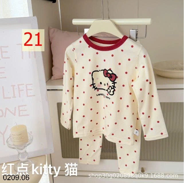 25HA0209.06 - BỘ MẶC NHÀ CHO BÉ YÊU