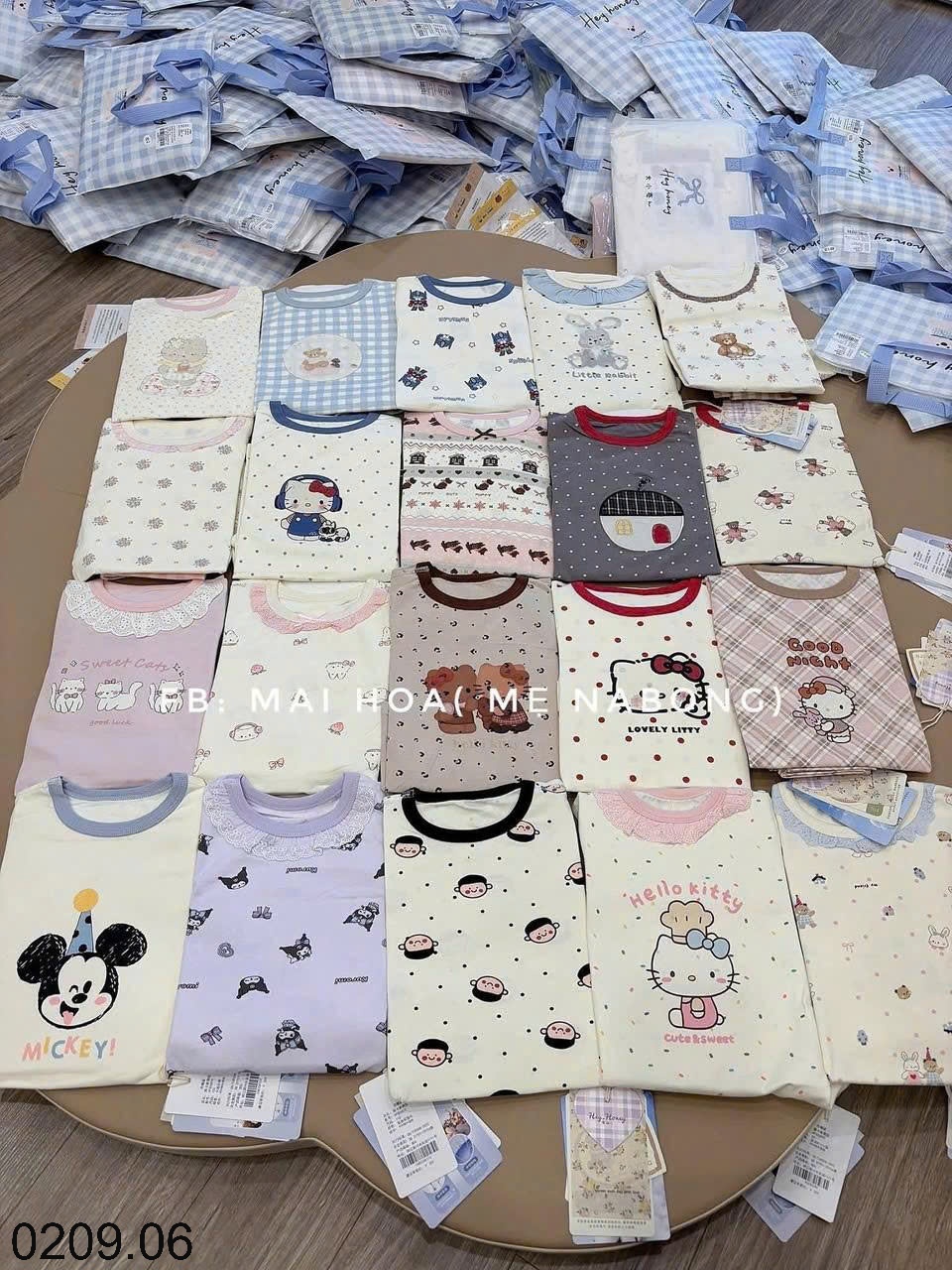 25HA0209.06 - BỘ MẶC NHÀ CHO BÉ YÊU