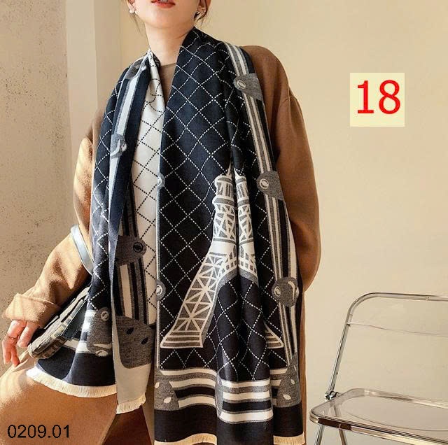 25HA0209.01 - KHĂN CHOÀNG MÙA ĐÔNG