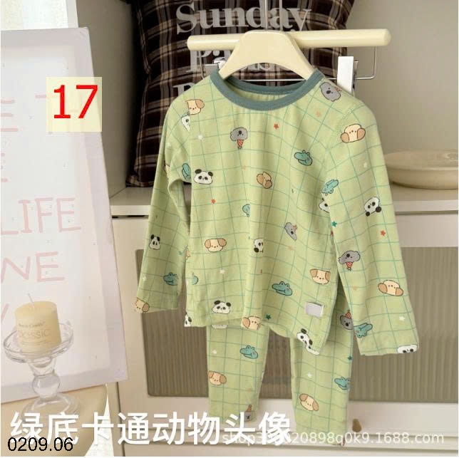 25HA0209.06 - BỘ MẶC NHÀ CHO BÉ YÊU