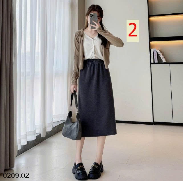 25HA0209.02 - CHÂN VÁY CHỮ A CHO NỮ