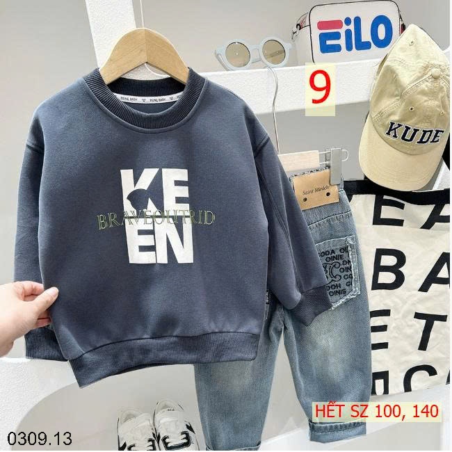 25HA0309.13 - ÁO NỈ BÉ TRAI KACADY