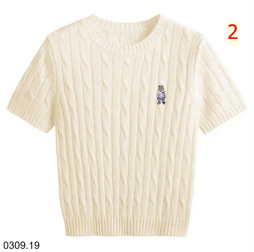 25HA0309.19 - ÁO LEN CỘC TAY VẶN THỪNG