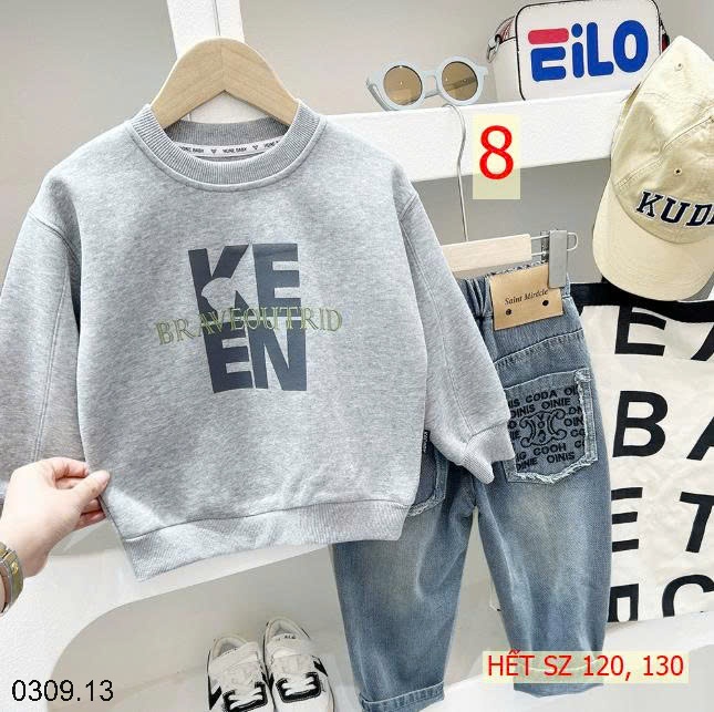 25HA0309.13 - ÁO NỈ BÉ TRAI KACADY