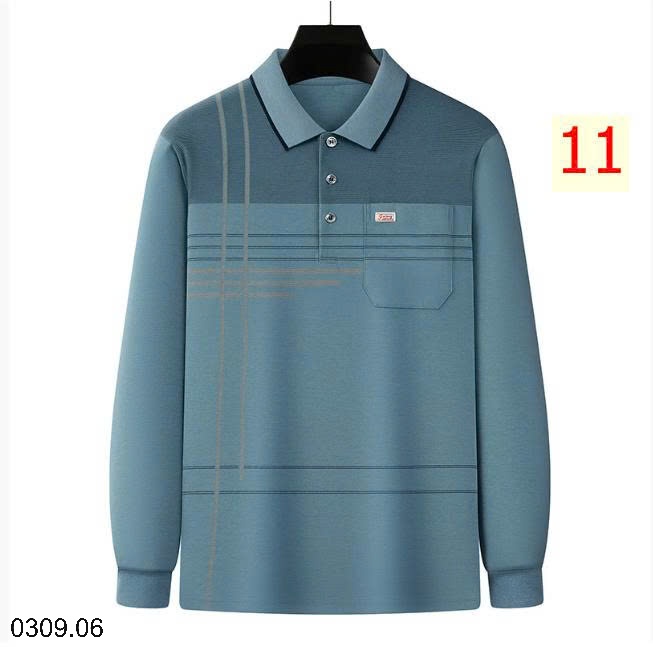 25HA0309.06 - ÁO POLO DÀI TAY TRUNG NIÊN