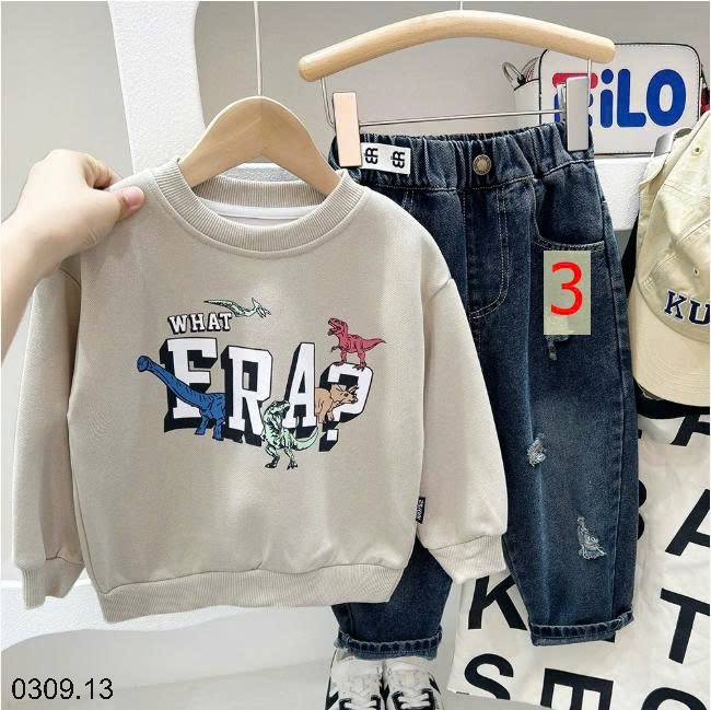25HA0309.13 - ÁO NỈ BÉ TRAI KACADY