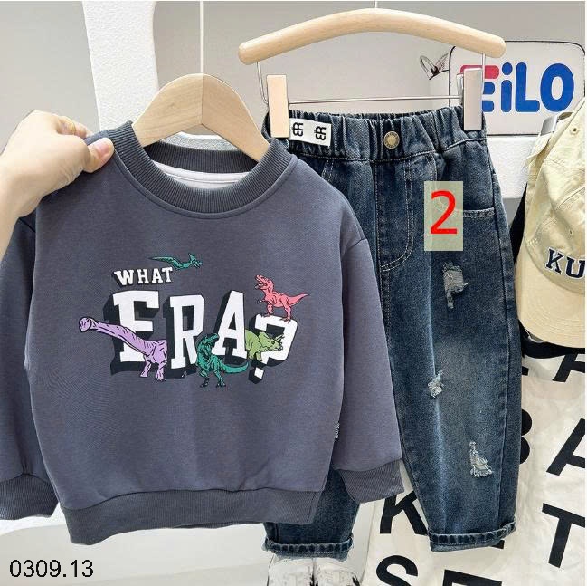 25HA0309.13 - ÁO NỈ BÉ TRAI KACADY