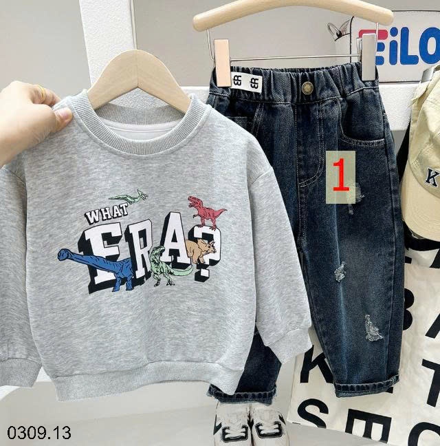 25HA0309.13 - ÁO NỈ BÉ TRAI KACADY