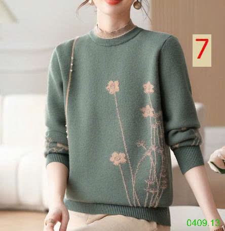 25HA0409.13 - ÁO LEN THỜI TRANG QUẢNG CHÂU NỮ