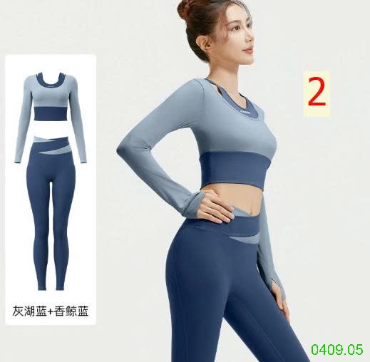 25HA0409.05 - BỘ TẬP THỂ THAO RUNNING DÀI TAY NỮ