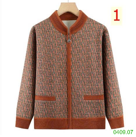 25HA0409.07 - ÁO KHOÁC CARDIGAN TRUNG NIÊN KÉO KHÓA