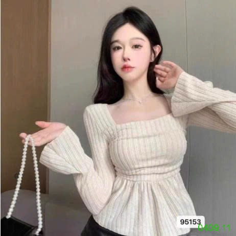 25HA0409.11 - ÁO THUN XÒE ĐIỆU ĐÀ CỔ U