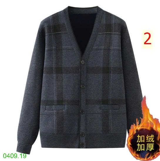 25HA0409.19 - CARDIGAN LÓT LÔNG CỔ V TÚI HÔNG TẶNG BỐ