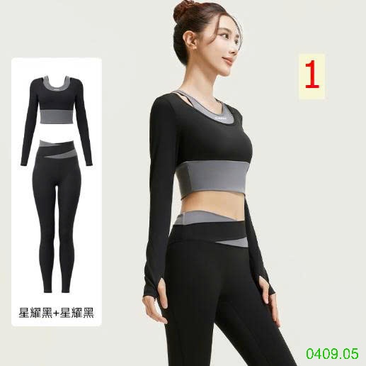 25HA0409.05 - BỘ TẬP THỂ THAO RUNNING DÀI TAY NỮ