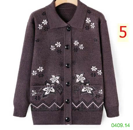 25HA0409.14 - CARDIGAN TÚI HÔNG TRUNG NIÊN TẶNG MẸ