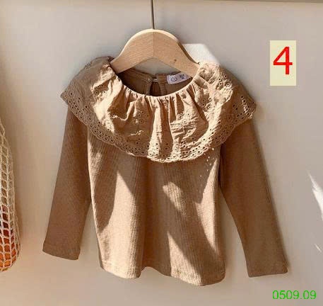 25HA0509.09 - ÁO CỔ THUYỀN ĐIỆU ĐÀ BÉ GÁI