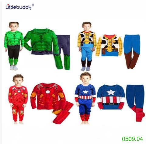 25HA0509.04 - BỘ SIÊU NHÂN BÉ TRAI HÃNG LITTLEBUDDY