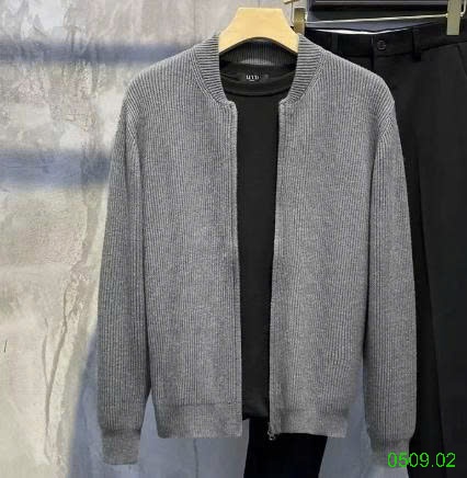 25HA0509.02 - ÁO LEN CARDIGAN KÉO KHÓA NAM