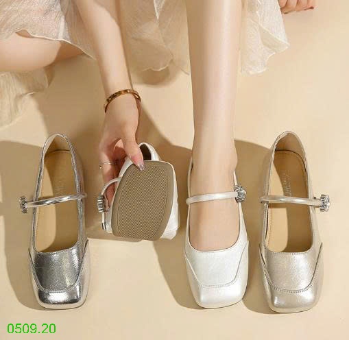 25HA0509.20 - GIÀY MARRY JANE ĐẾ BẰNG