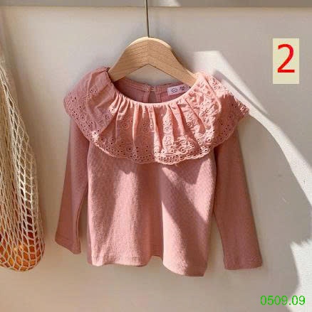25HA0509.09 - ÁO CỔ THUYỀN ĐIỆU ĐÀ BÉ GÁI