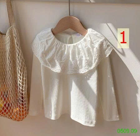 25HA0509.09 - ÁO CỔ THUYỀN ĐIỆU ĐÀ BÉ GÁI