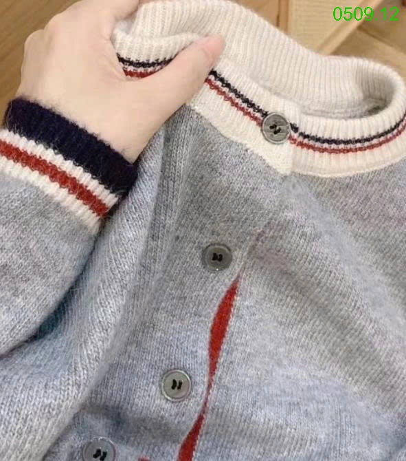 25HA0509.12 - ÁO CARDIGAN CỔ TRÒN PHỐI MÀU KANING