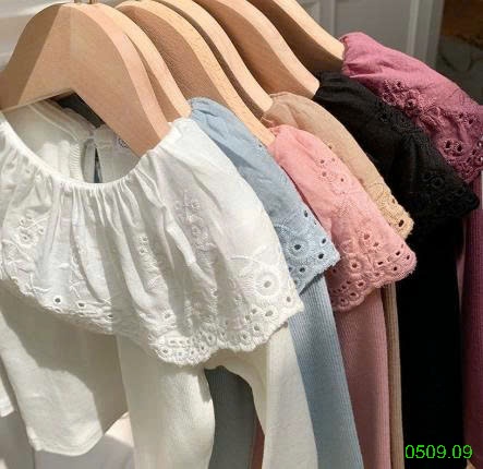 25HA0509.09 - ÁO CỔ THUYỀN ĐIỆU ĐÀ BÉ GÁI