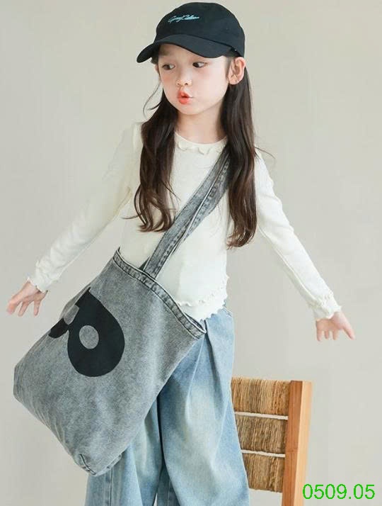 25HA0509.05 - SET 2ÁO THUN VIỀN BÈO BÉ GÁI