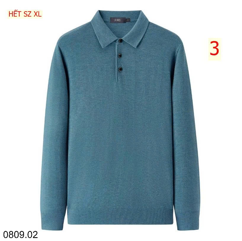 25HA0809.02 - ÁO LEN CỔ POLO NAM FIRS
