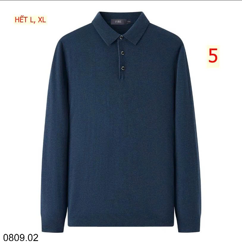 25HA0809.02 - ÁO LEN CỔ POLO NAM FIRS